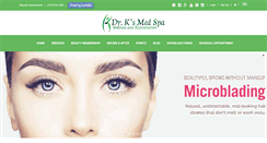 Desktop Screenshot of drksmedspa.com